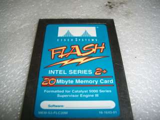 Cisco Systems Intel Series 2+ 20MB Flash Memory Card  