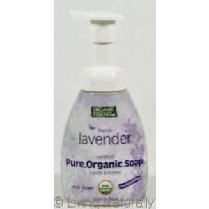 Organic Essence Pure Organic Liquid Foam Soap, Organic, Lavender, 8.75 