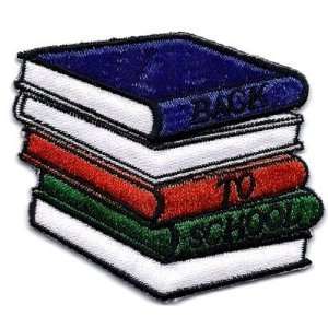  School/Children BACK TO SCHOOL Books Iron On Applique 