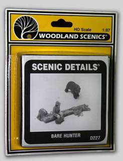 BARE HUNTER   1/87 Woodland Scenics Kit #227 NEW  