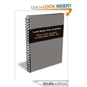 Ways that people accumulate belly fat Anonymous  Kindle 