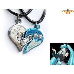  Miku Hatsune Japanese Anime Necklace Heart Shade Set (1 