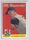 1958 TOPPS BASEBALL Bill Mazeroski Card #238 PITTSBURGH
