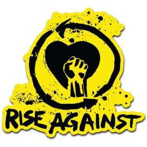  Rise Against Punk Rock Band Car Bumper Sticker Decal 4.5 