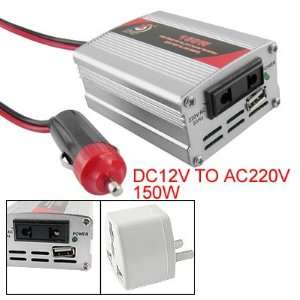  Gino Car 150W DC 12V to AC 220V Power Inverter Charger w 