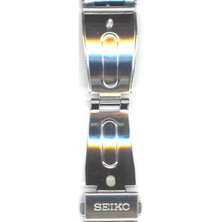 Genuin Seiko Watchband, 24mm, Coutura, Silver Tone, Stainless Steel 
