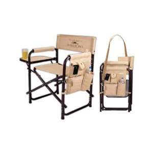  Botanica   Folding chair with fold out side table, side 