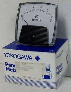 Yokogawa 3.5 DC Current Panel Meter 0 5A 250300LSLS NR  