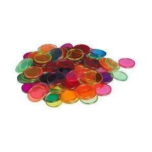  Pack of 100 Wire Rimmed Counting Chips Toys & Games