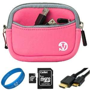  Baby Pink Neoprene Sleeve Protective Camera Pouch Carrying 