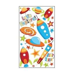  Sticko Classic Stickers Space Ships; 6 Items/Order