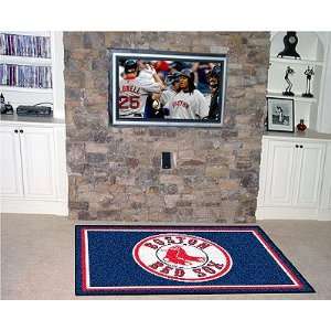  Boston Red Sox Area Rug   MLB Large Accent Floor Mat