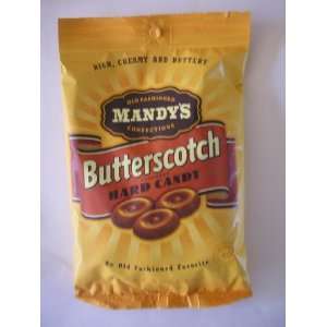 Old Fashioned Mandys Confections Butterscotch Flavored Hard Candy ~ 5 