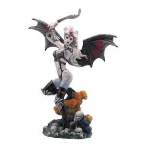   Gothic Figure Bat Wing Woman Collectible Story Gifts