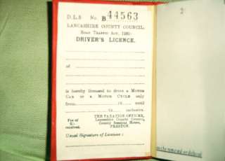 WW2 Period 1930/40s Driving Licence Cover.  