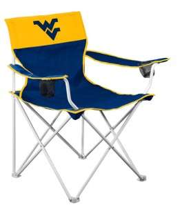 West Virginia Chair XL Size Big Boy Folding Tailgating Outdoor 