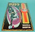 KISS PAUL STANLEY CLOCK PLASTIC TOY SEALED CARDED ARGENTINA NOVELTIES