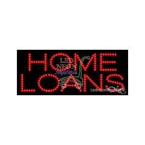 Home Loans LED Business Sign 11 Tall x 27 Wide x 1 Deep 