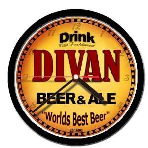  DIVAN beer and ale cerveza wall clock 