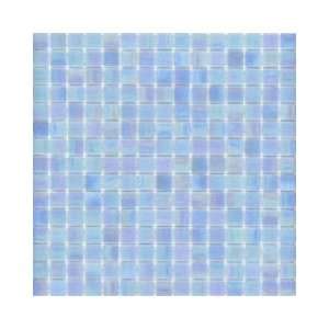  Elida Ceramica Powder Blue 13 x 13 Glass Mosaic Tile