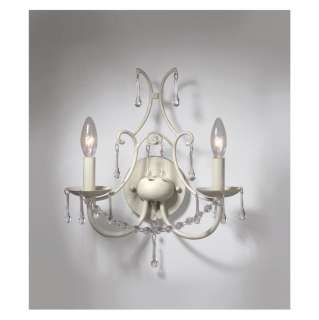 NEW 2 Light Candle Wall Sconce Lighting Fixture, Frosted White 