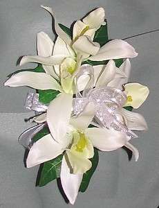   YOUR COLOR** Dendrobium Orchid WRIST Corsage, prom/wedding/anniversary
