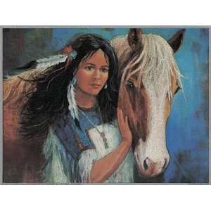  Maiden With Horse Poster Print
