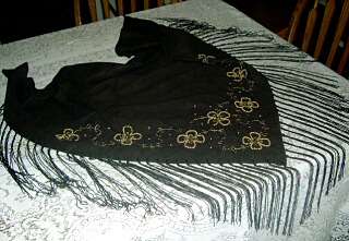 Ladies Cejon Brown Microsuede Shawl or Wrap. 100% Polyester. This is 