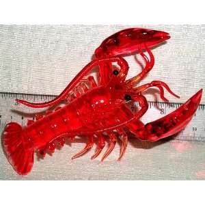  Red Lobster Art Glass figurine 4.5 W x 6 L