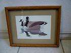 Lot 4 Framed Prints Ducks Waterfowl Richard Sloan 1980