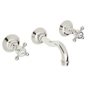  Rohl A1477XMPN 2 Polished Nickel Acqui Acqui Double Handle 