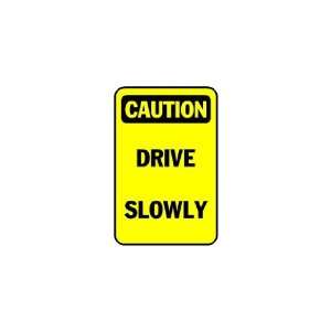  3x6 Vinyl Banner   Caution drive slowly 