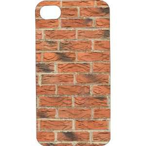  Black Hard Plastic Case Custom Designed Brick Wall iPhone 
