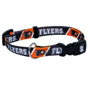  Philadelphia Flyers Adjustable Dog Collar (Large) Pet 