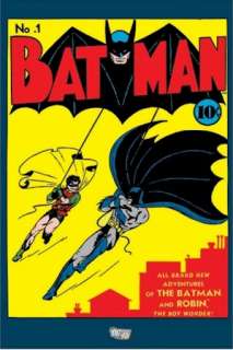 COMIC BOOK POSTER 4 SET ~ DC BATMAN CLASSIC COVERS LOT  