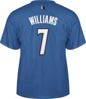 Derrick Williams adidas Blue Name and Number Minnesota Timberwolves T 
