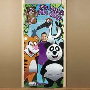 VBS Panda And Friends Photo Door Banner   Party Decorations & Door 