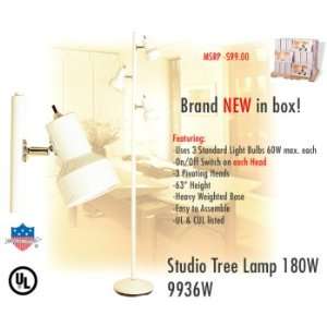    American Lighting 9936W Studio Tree Lamp 180W