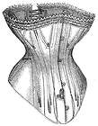 ageless patterns 1876 ladies victorian corset bust 30 52 waist