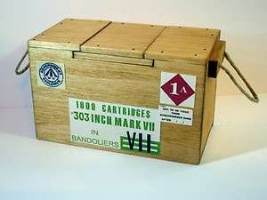 6th Scale WWI British .303 Rifle Ammo crate  