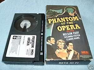 PHANTOM OF THE OPERA   (1943, BETA MOVIE)   NELSON EDDY  