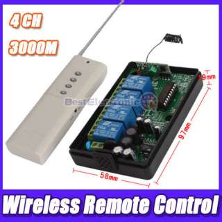  200M Wireless remote control switch Receiver and Transmitter  
