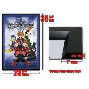  Framed Disney Kingdom Hearts Video Game Poster Fr 9703 