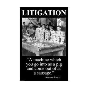  Litigation 20x30 poster