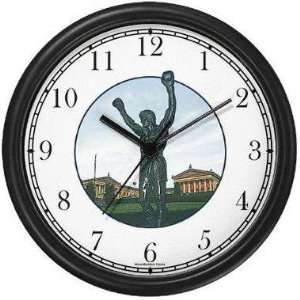 Rocky Statue Philadelphia (JP6) Famous Lankmarks Clock by WatchBuddy 