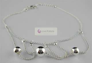 below high quality 925 sterling silver plated anklet no 3320