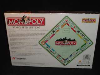 Worcester Monopoly UK Edition New SEALED Great Britain England United 