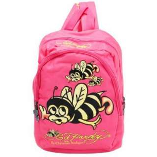 Ed Hardy Misha Bee Backpack   Hot Pink  