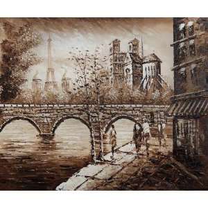  Art Reproduction Oil Painting   Famous Cities Paris Date Night 