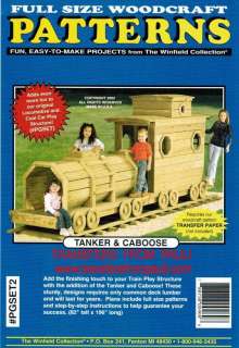 Tanker & Caboose Playground Structure Woodworking Plans  